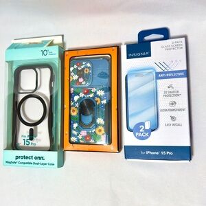 Iphone‎ 15 Pro Phone Cases & Screen Protector